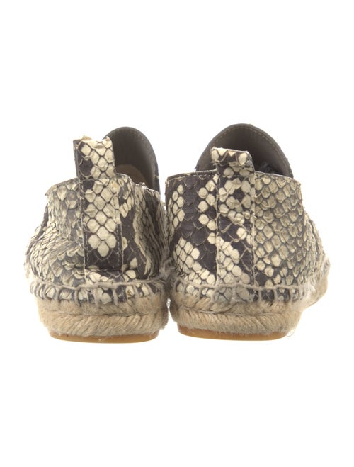 Vince Leather Animal Print Espadrilles