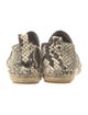 Vince Leather Animal Print Espadrilles