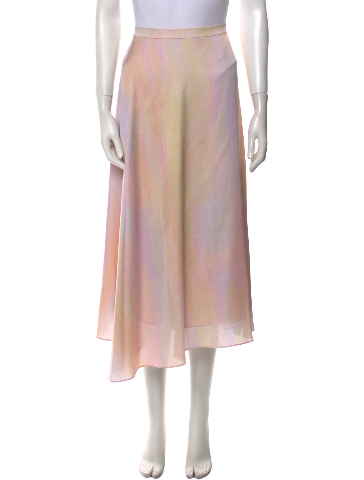 Vince Striped Midi Length Skirt