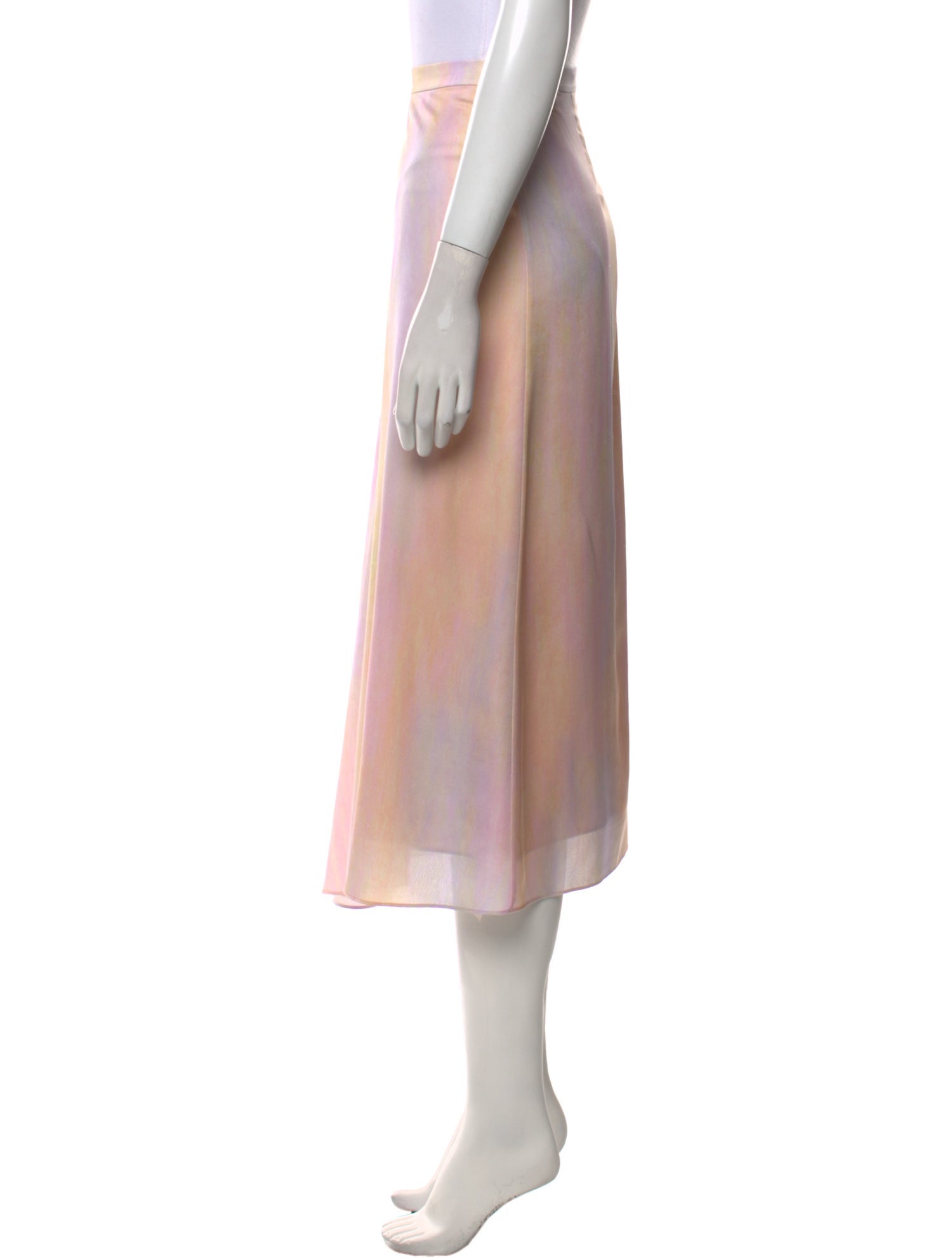 Vince Striped Midi Length Skirt