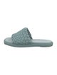 Vince Leather Braided Accents Slides