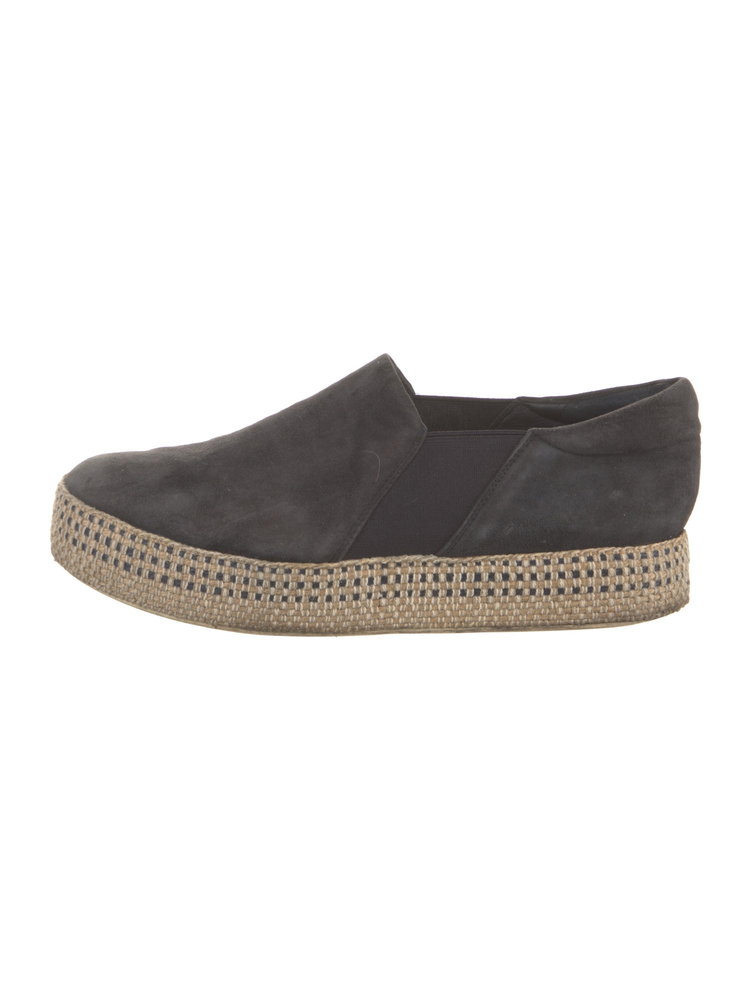 Vince Suede Tweed Pattern Espadrille Sneakers