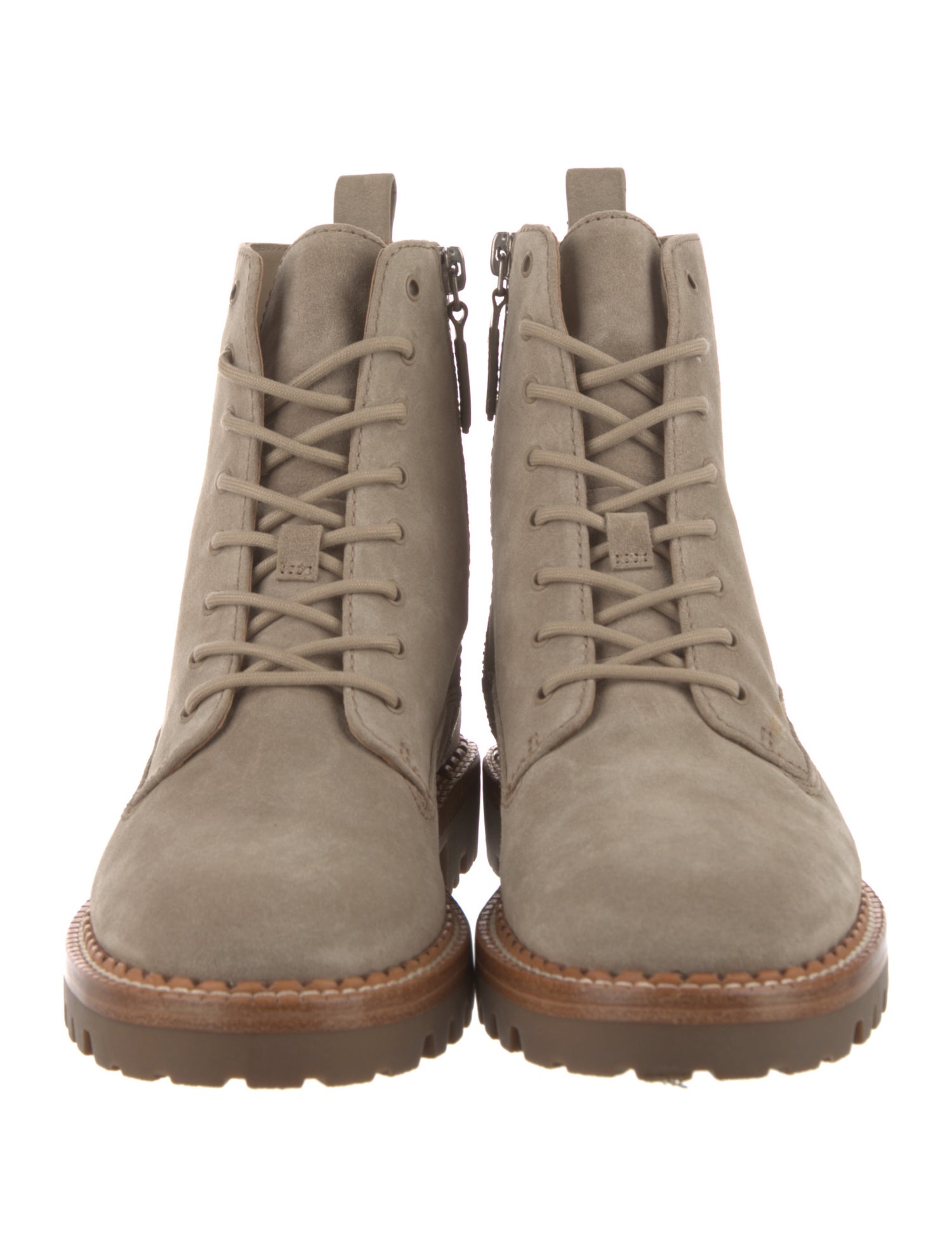 Vince Suede Combat Boots