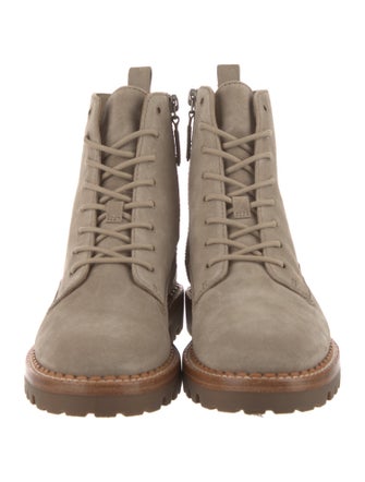 Vince Suede Combat Boots