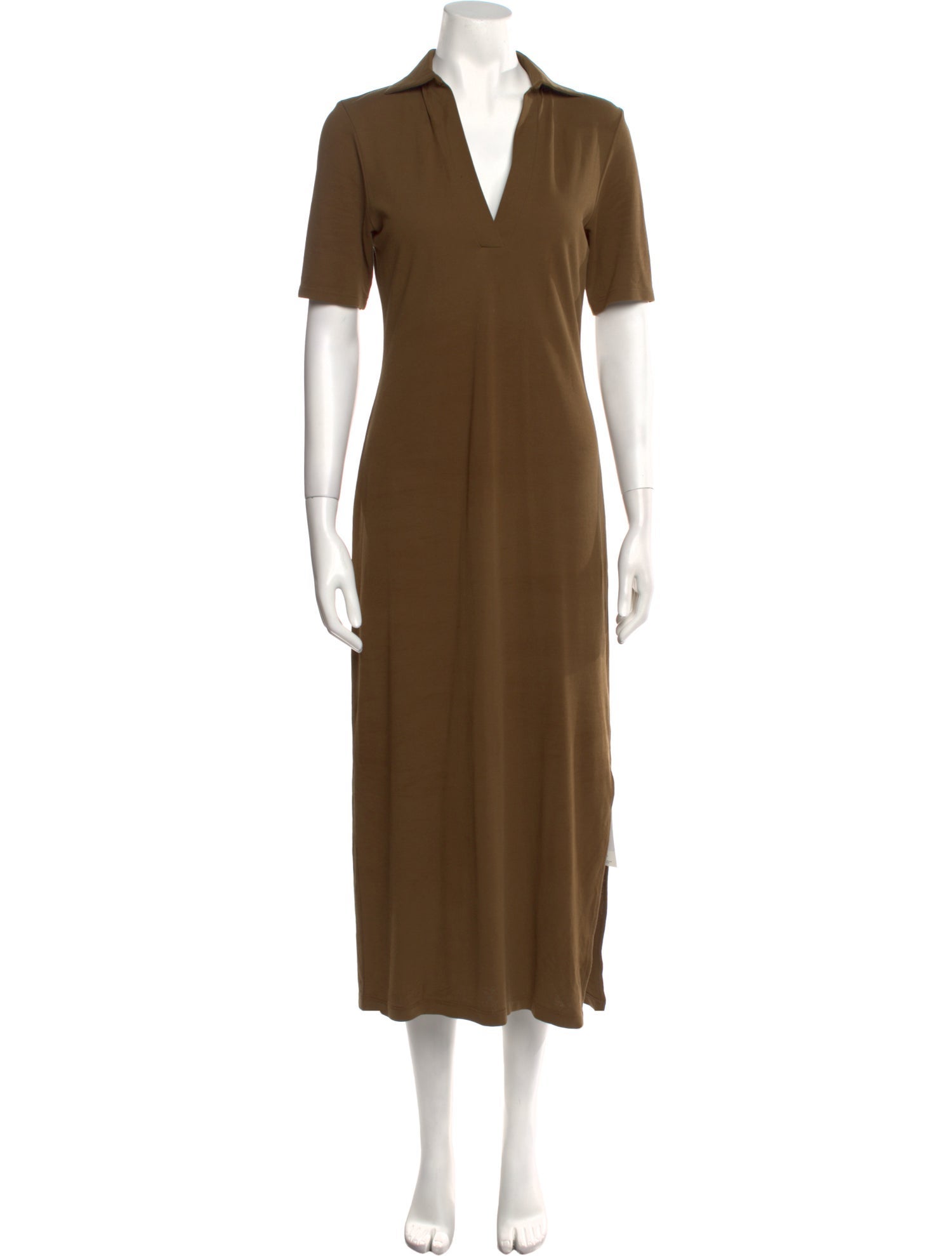 Vince V-Neck Long Dress