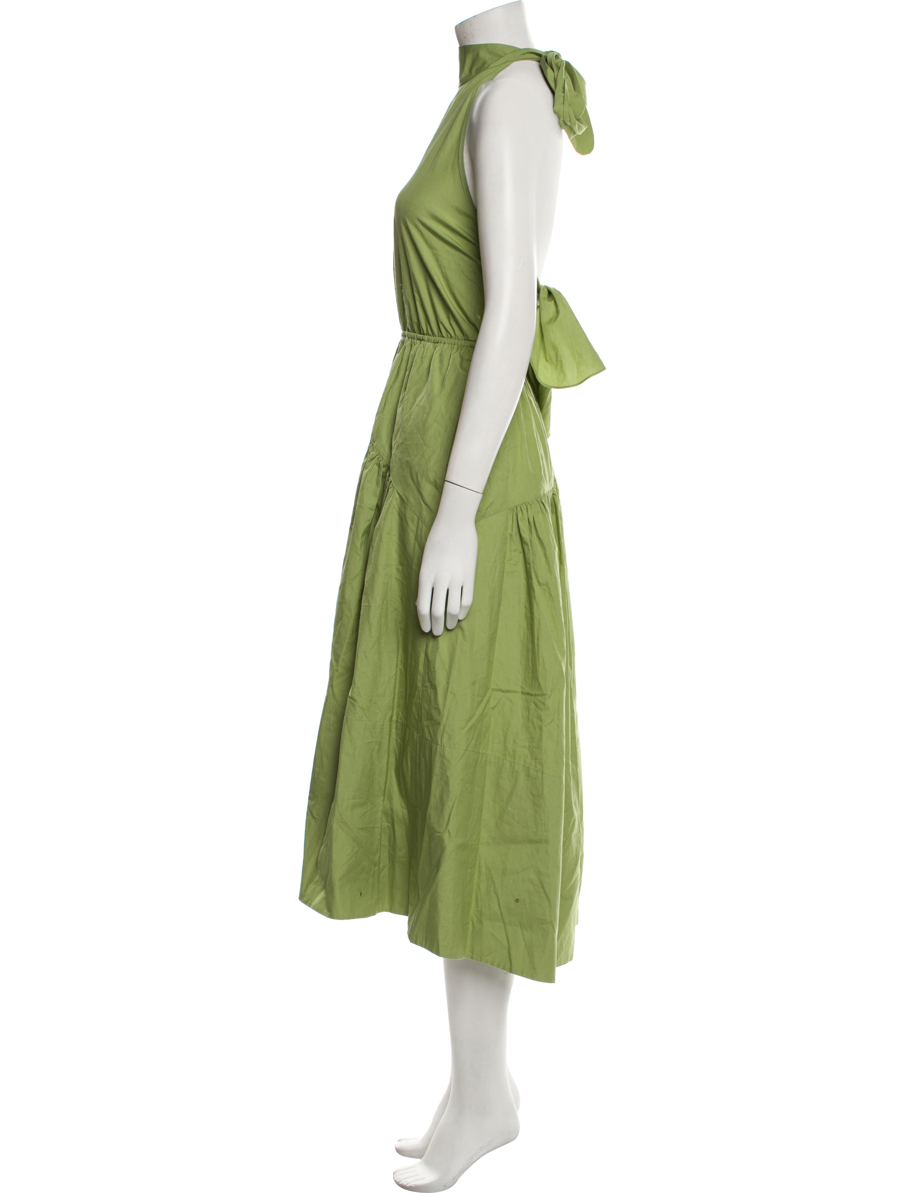 Vince Mock Neck Long Dress