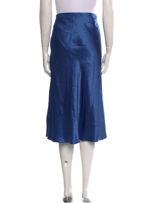 Vince Pleated Accents Midi Length Skirt