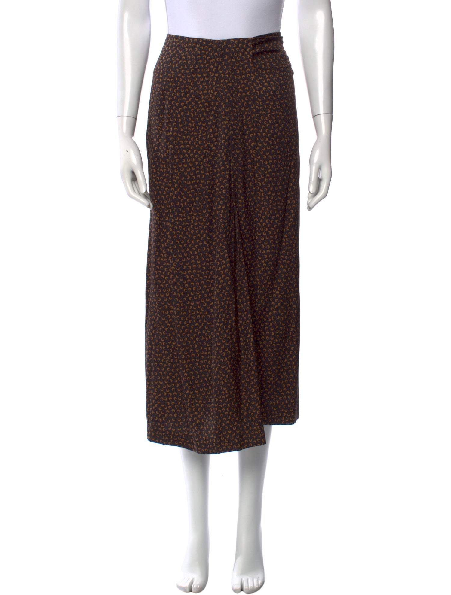 Vince Silk Midi Length Skirt