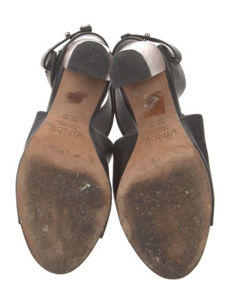 Vince Leather Slingback Sandals