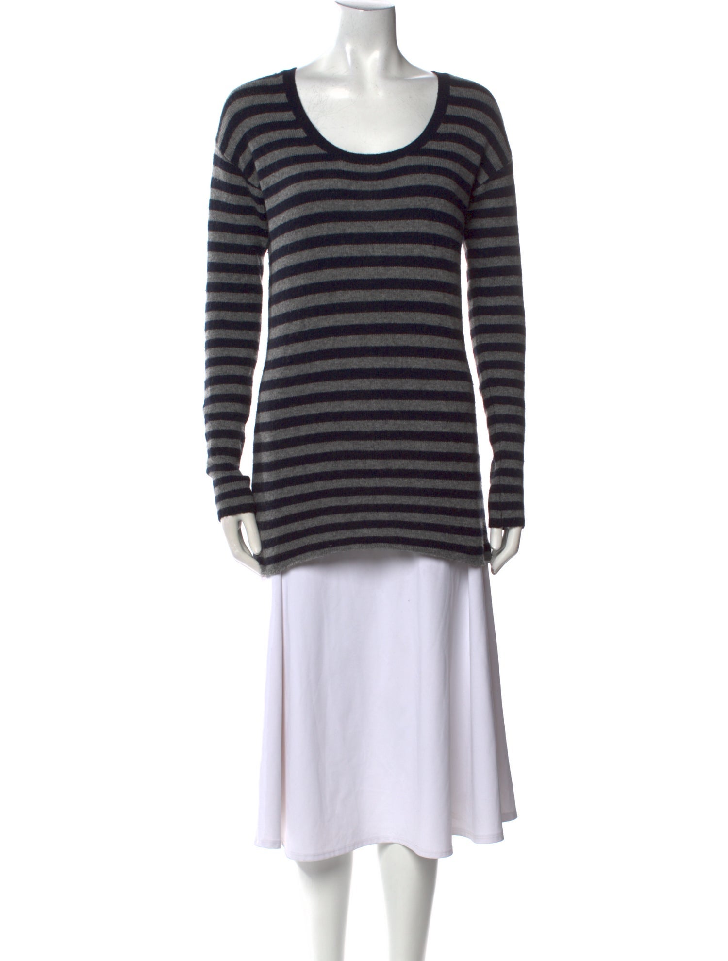 Vince Cashmere Striped Sweater