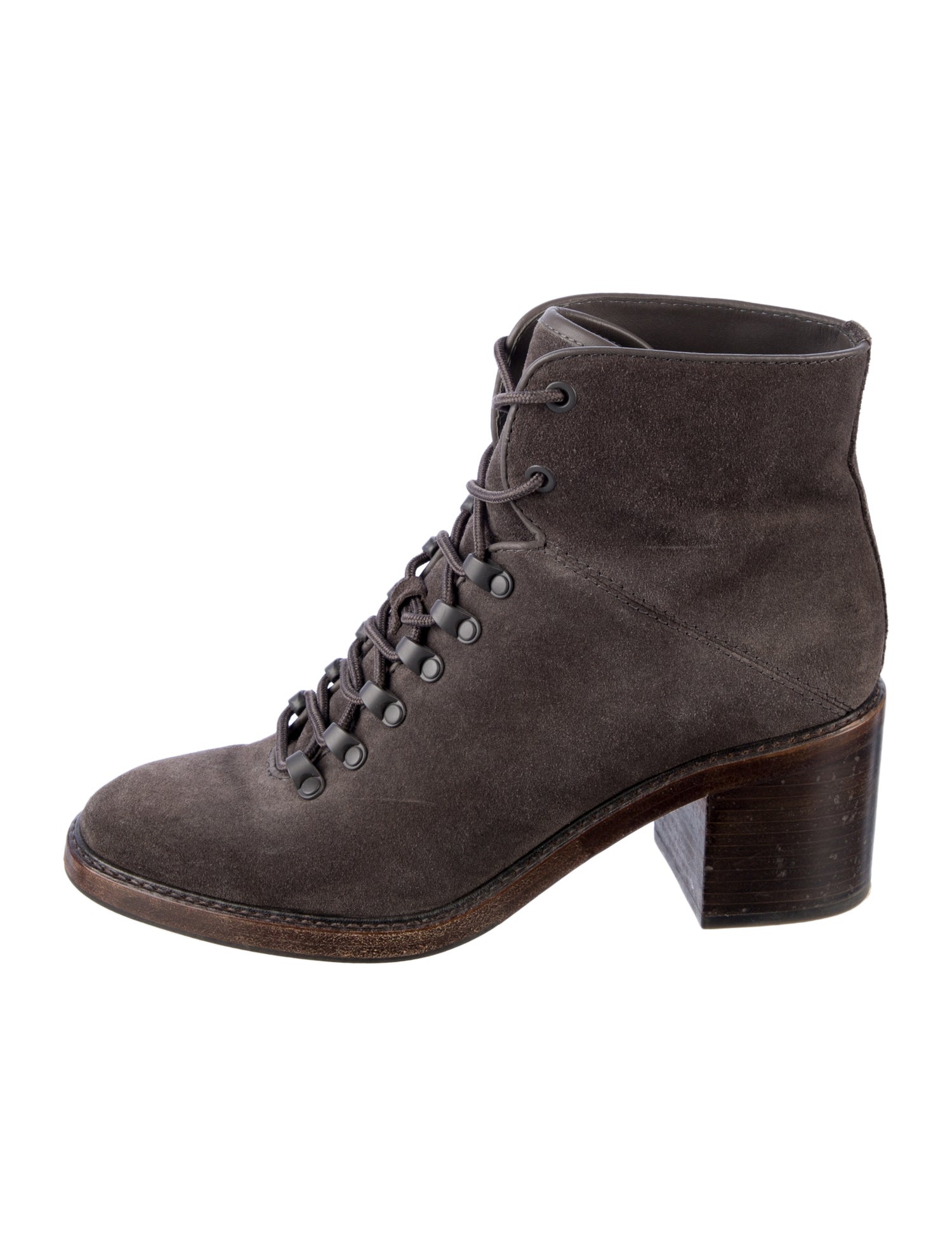 Vince Suede Lace-Up Boots