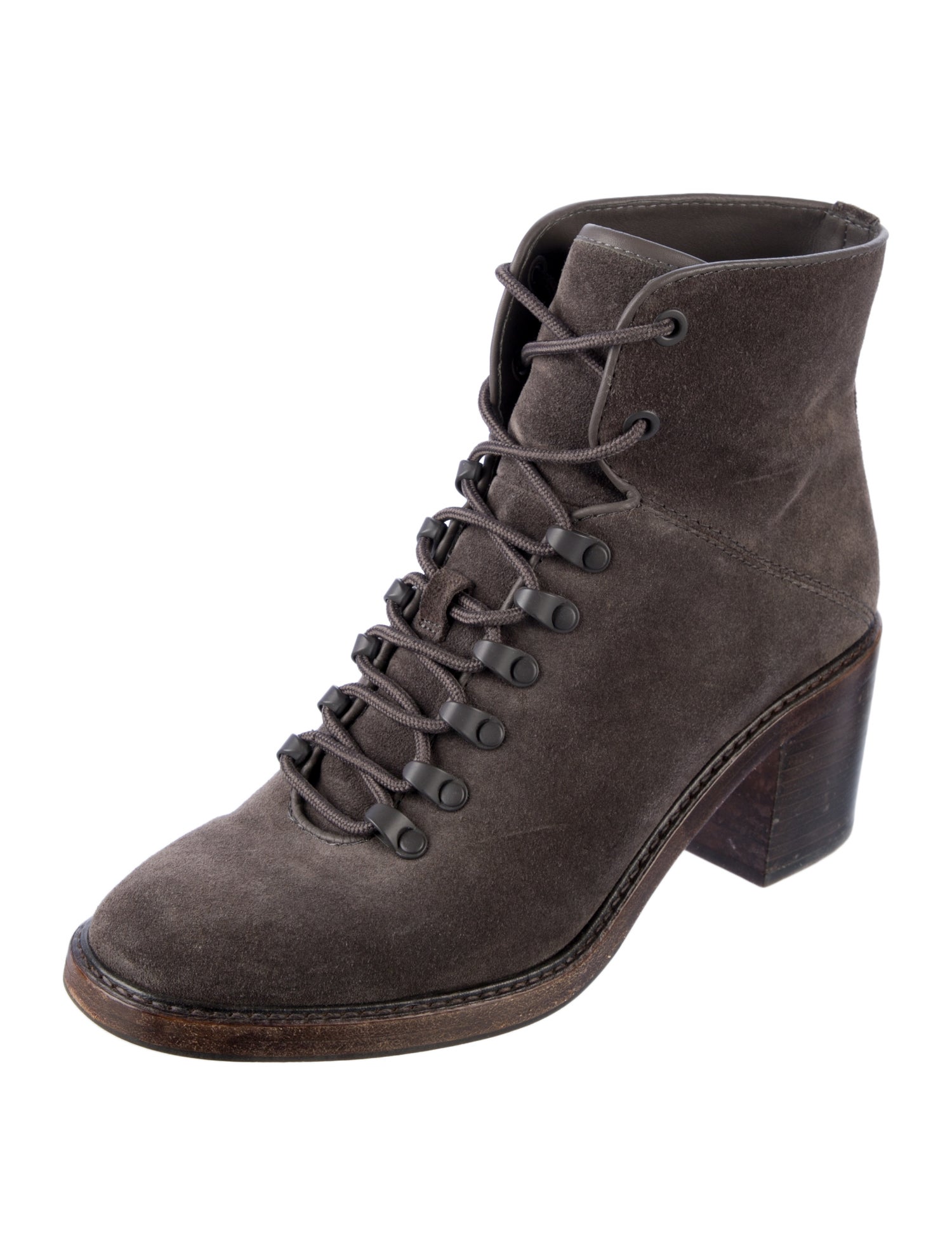 Vince Suede Lace-Up Boots