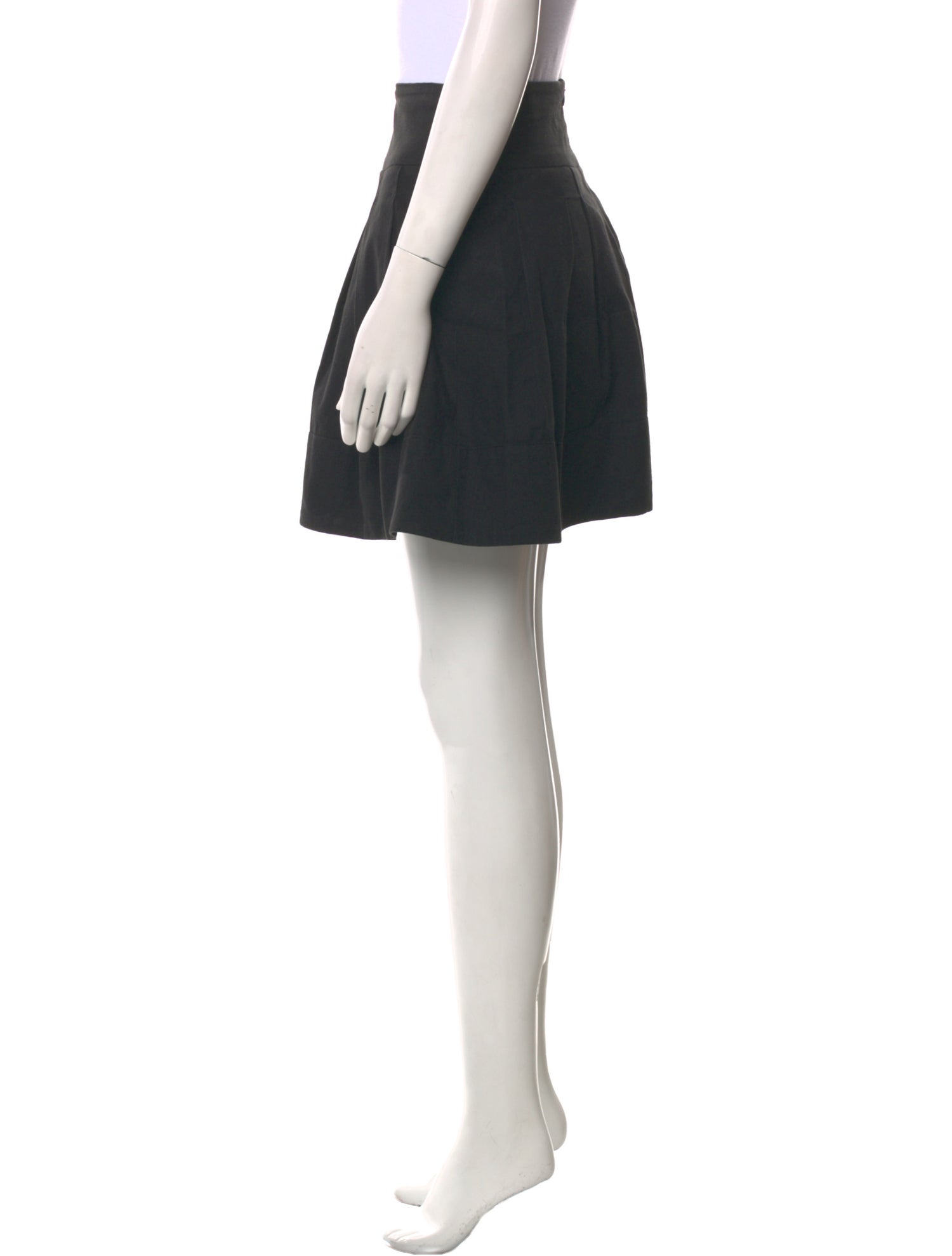 Vince Pleated Accents Mini Skirt