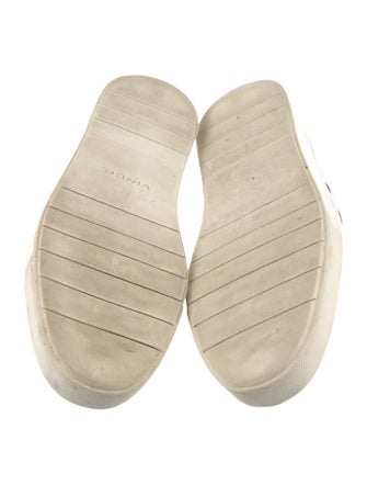 Vince Leather Animal Print Flats