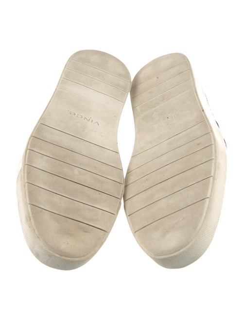 Vince Leather Animal Print Flats