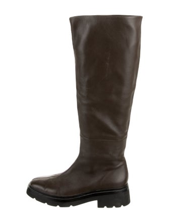 Vince Leather Riding Boots