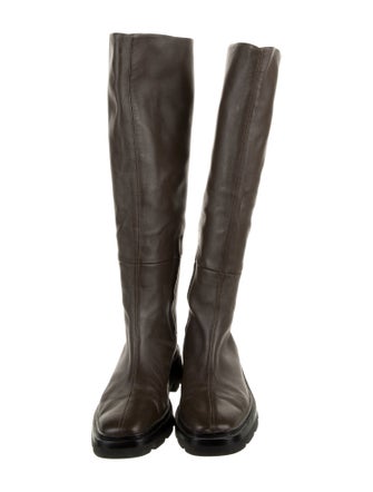 Vince Leather Riding Boots