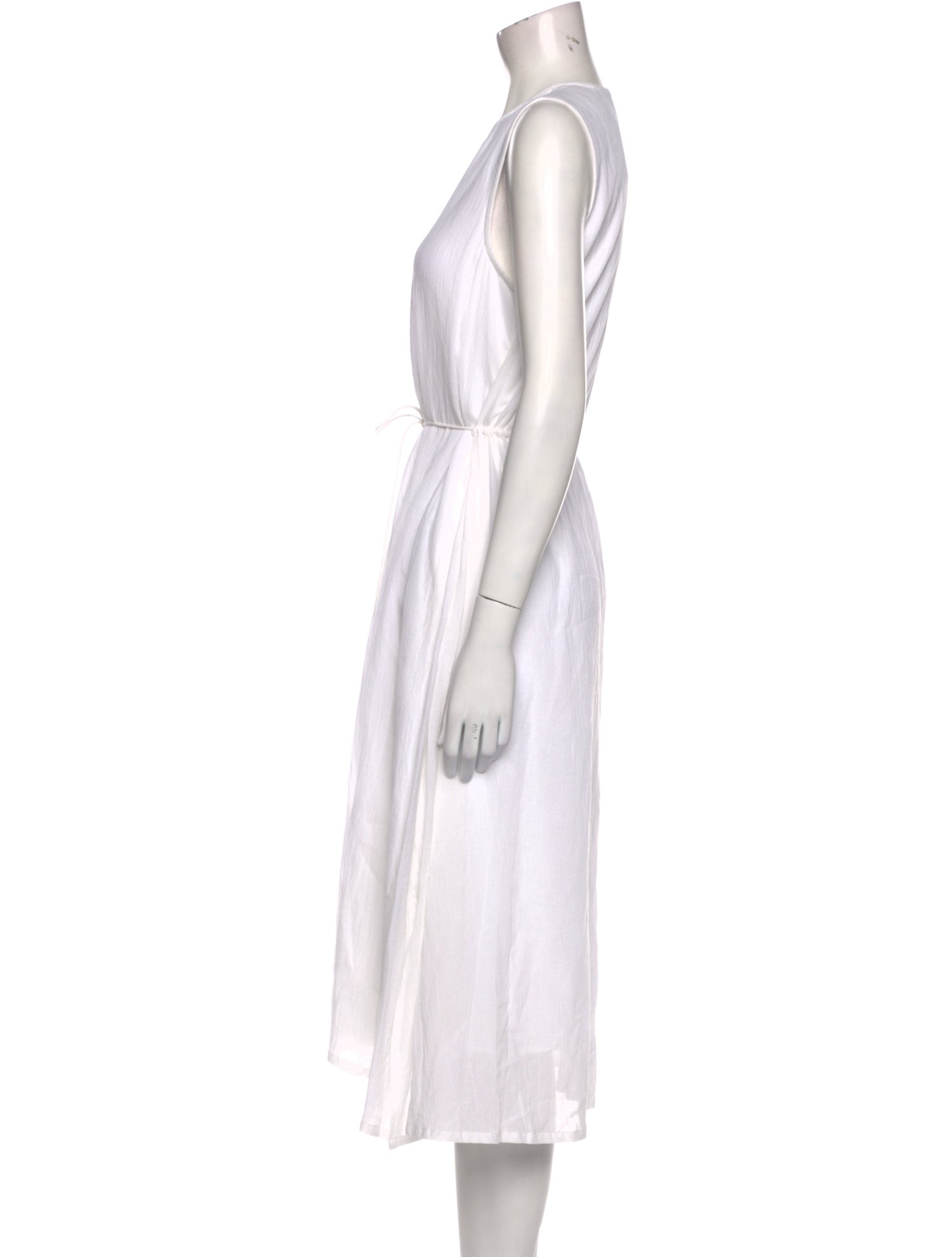 Vince V-Neck Midi Length Dress