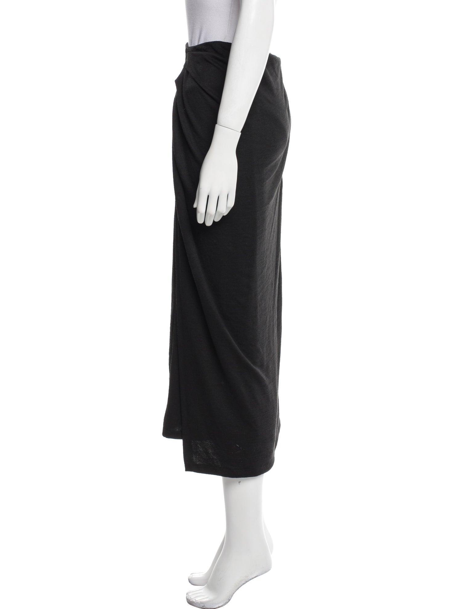 Vince Pleated Accents Midi Length Skirt w/ Tags