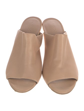 Vince Leather Slides