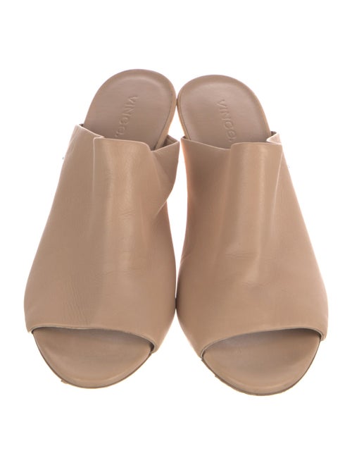 Vince Leather Slides