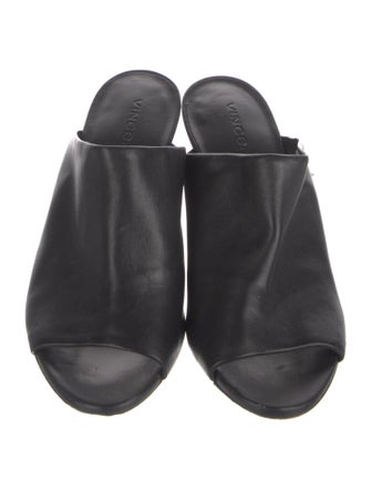 Vince Leather Slides