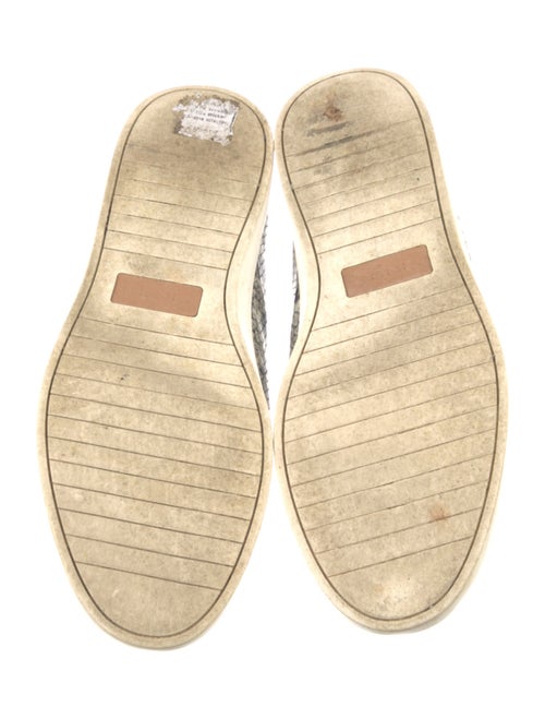 Vince Leather Animal Print Loafers