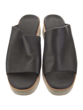 Vince Leather Slides