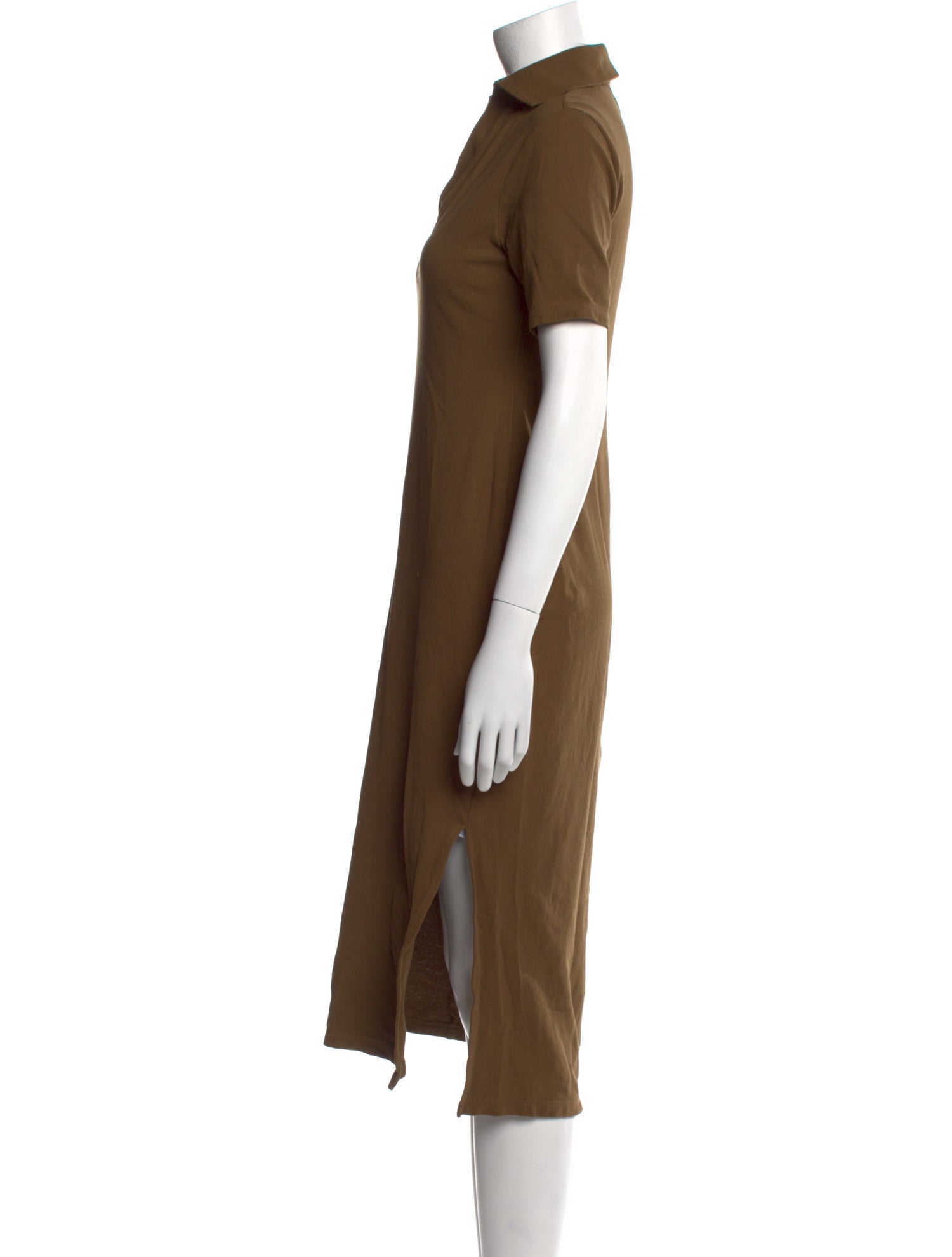 Vince V-Neck Midi Length Dress