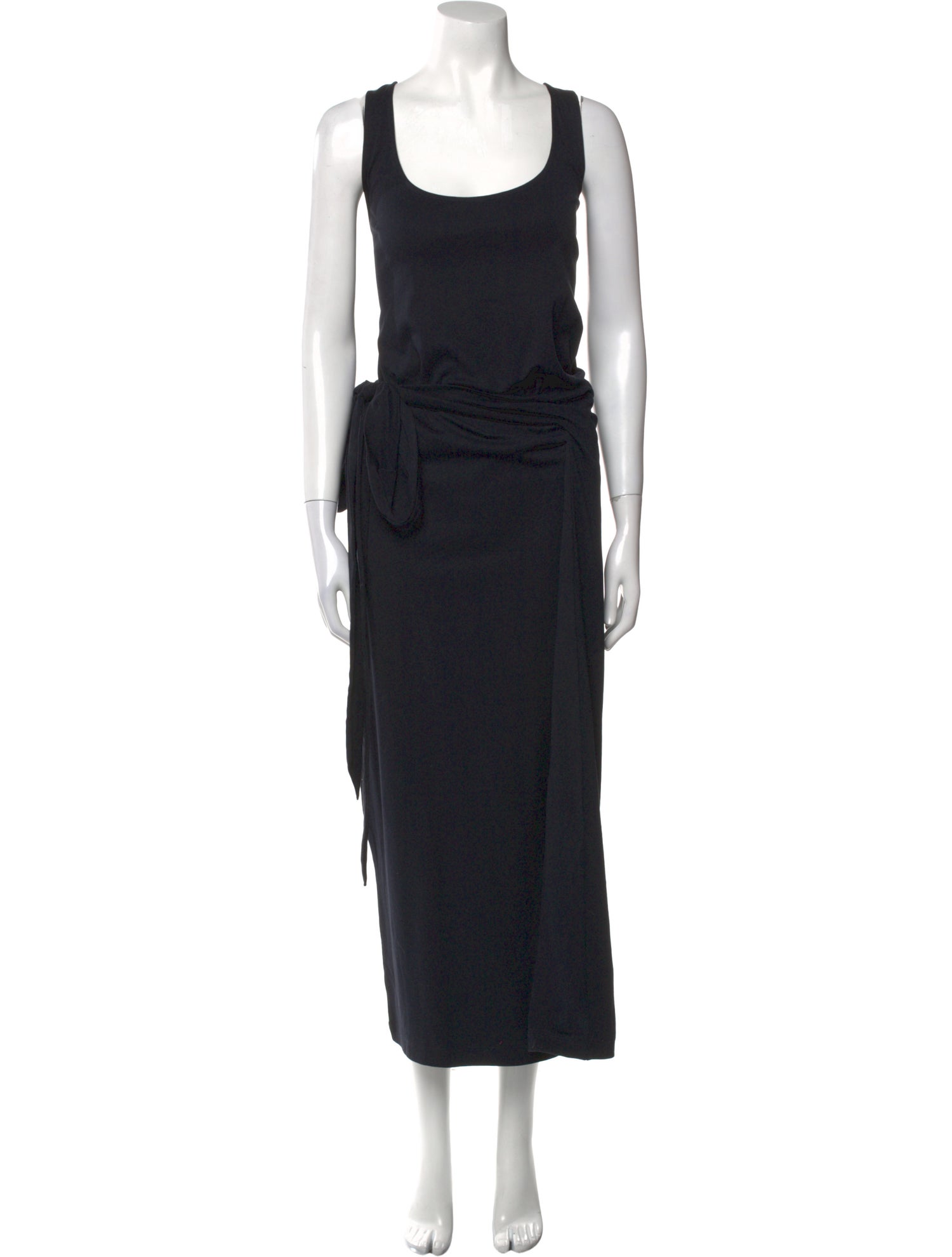 Vince Scoop Neck Long Dress