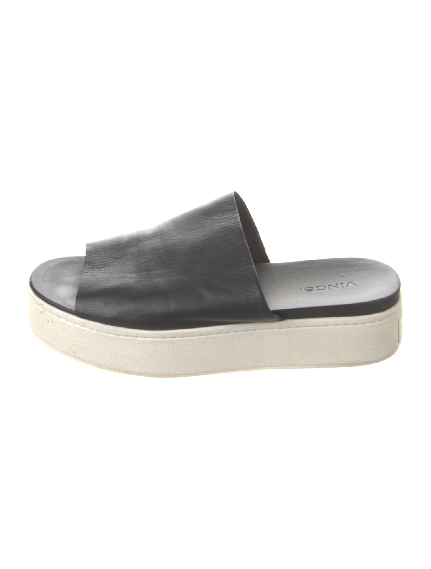 Vince Leather Slides