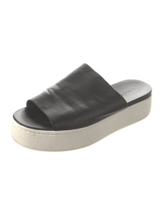 Vince Leather Slides
