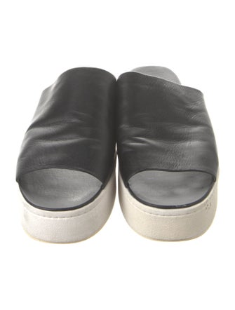 Vince Leather Slides