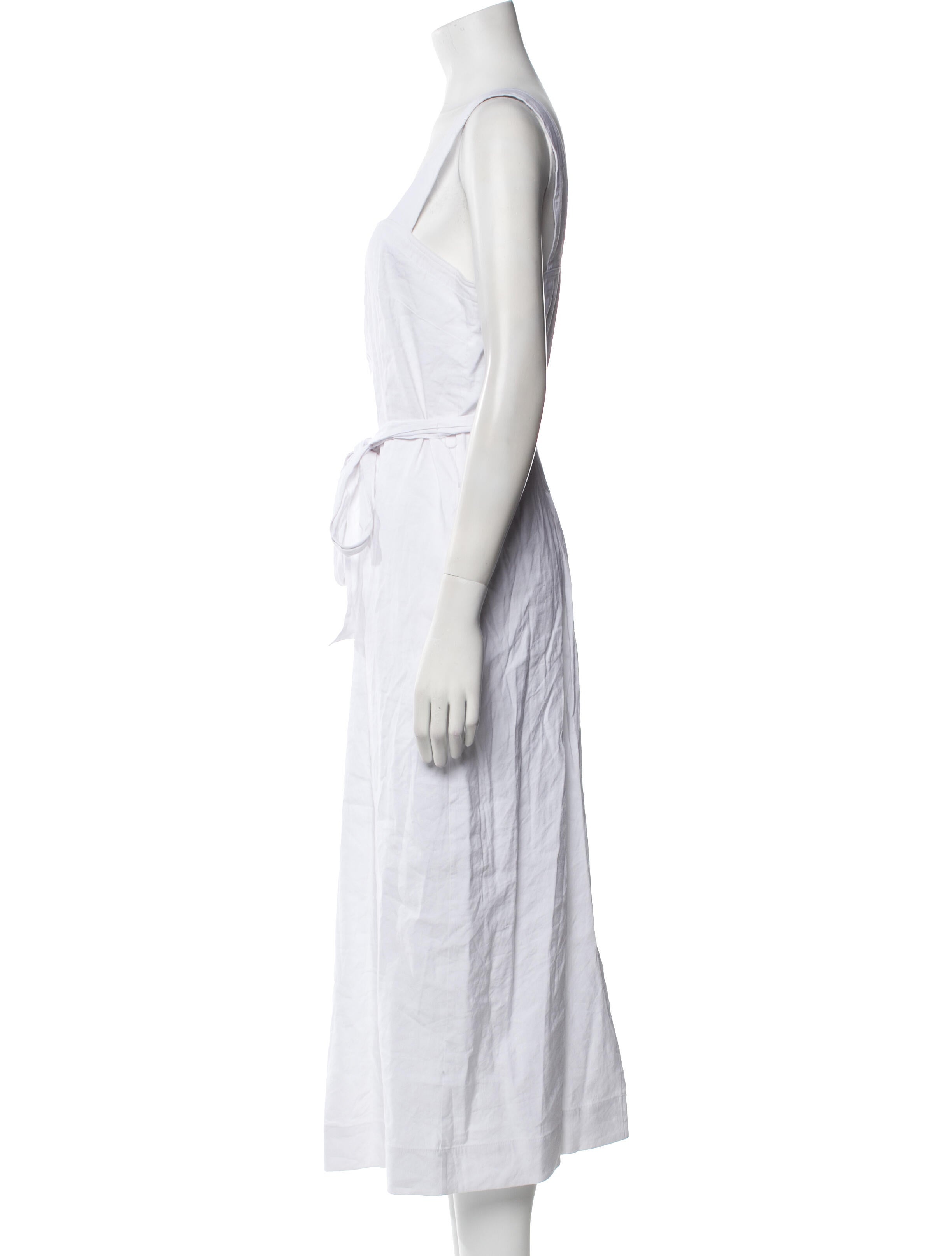 Vince Square Neckline Long Dress