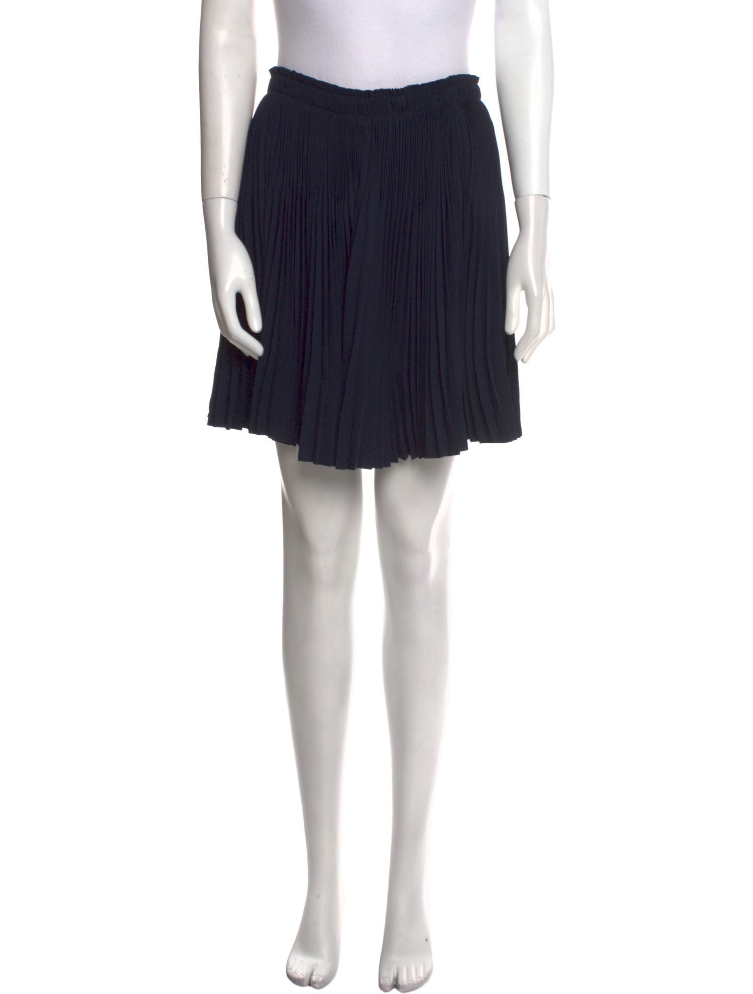 Vince Pleated Accents Mini Skirt