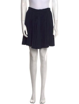 Vince Pleated Accents Mini Skirt