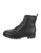 Vince Leather Combat Boots