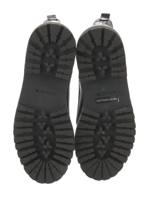 Vince Leather Combat Boots