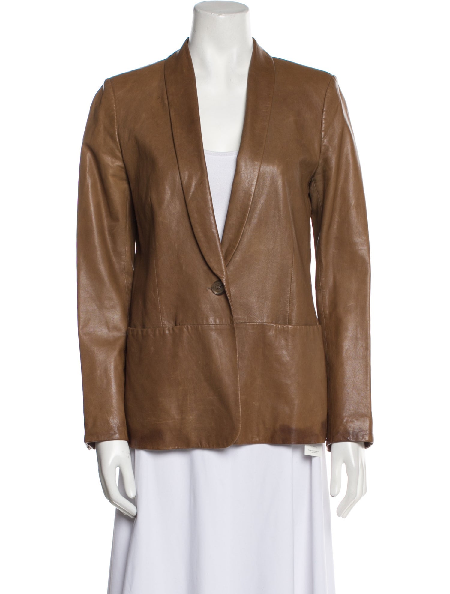 Vince Leather Blazer