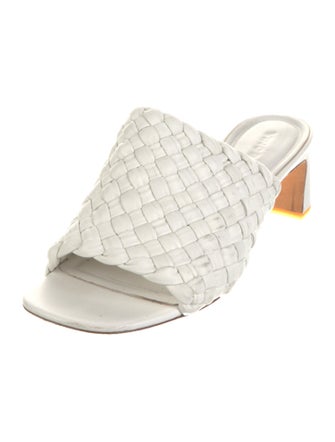 Vince Leather Slides