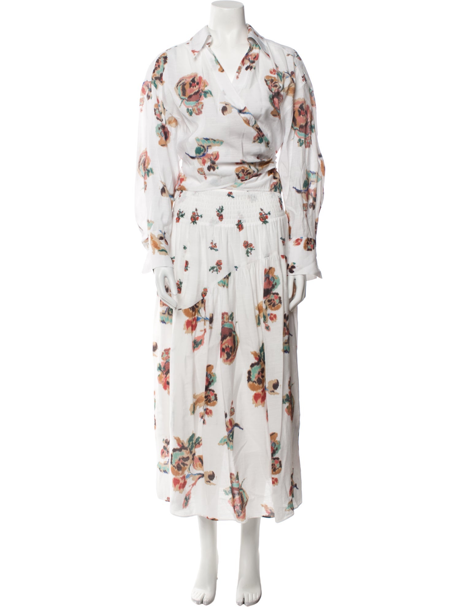 Vince Printed Skirt Set