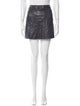 Vince Leather Mini Skirt