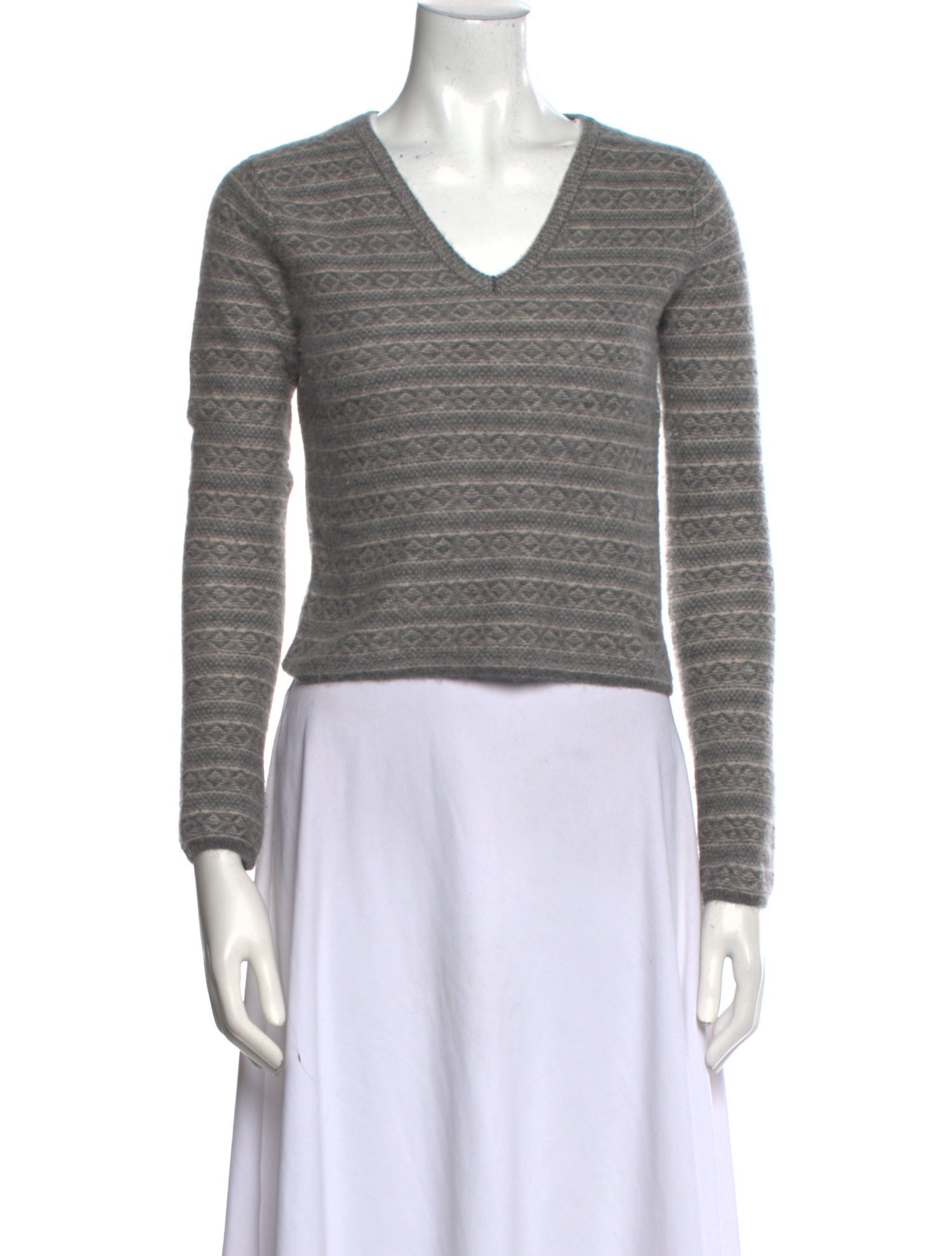Vince Cashmere Striped Sweater