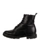 Vince Leather Combat Boots