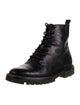 Vince Leather Combat Boots