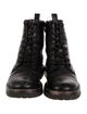 Vince Leather Combat Boots