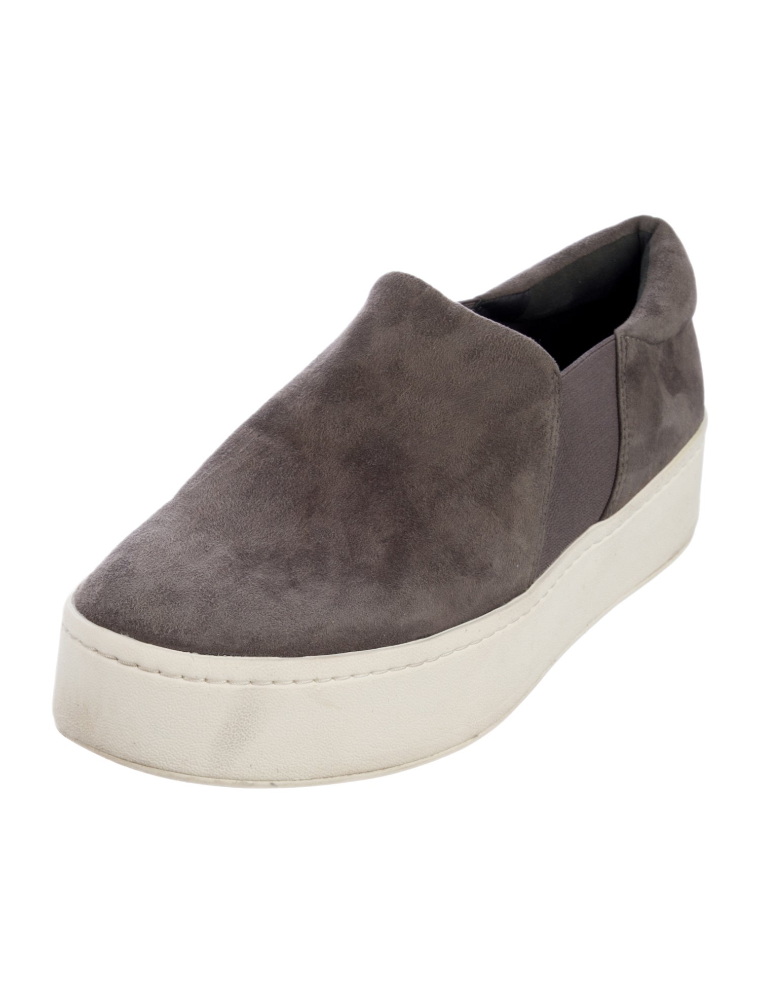 Vince Suede Colorblock Pattern Sneakers