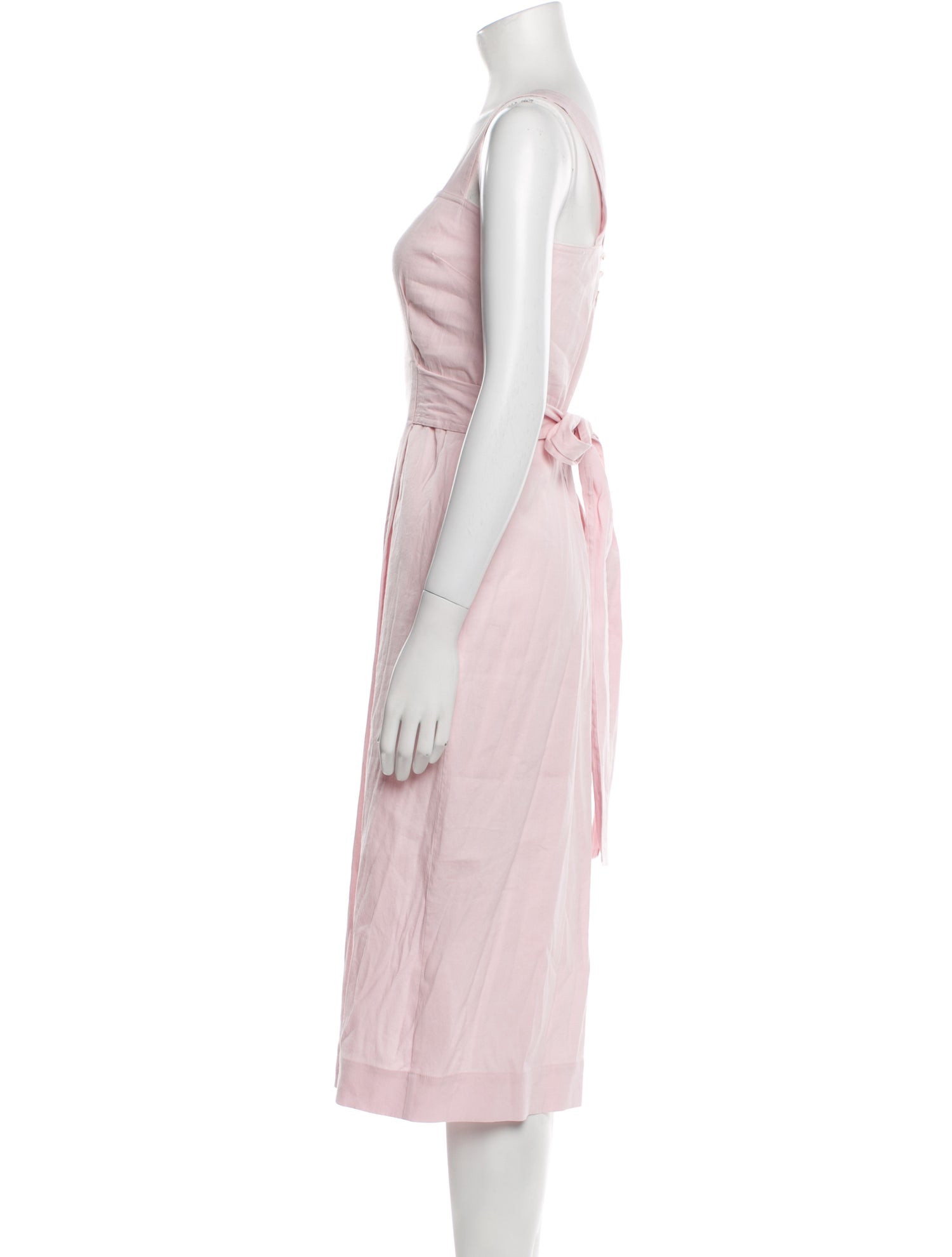 Vince Linen Midi Length Dress
