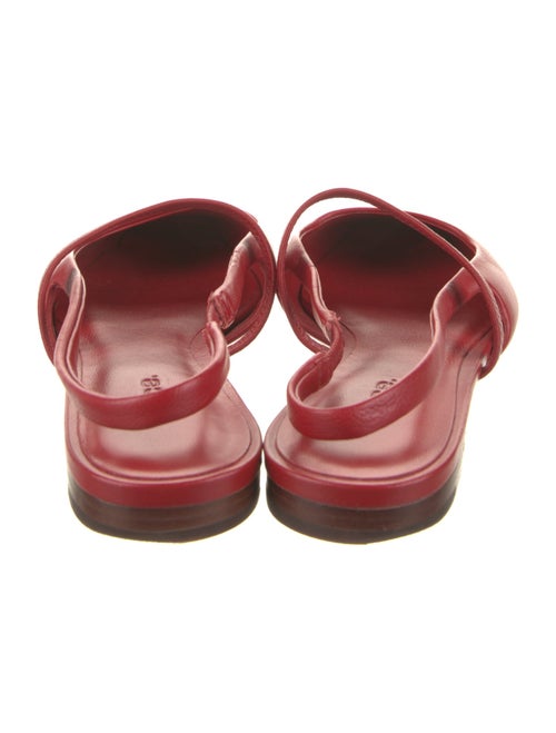 Vince Leather Slingback Flats