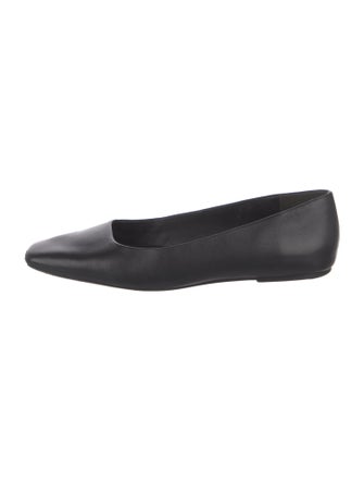 Vince Leather Ballet Flats